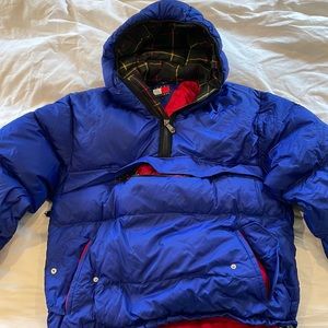 Pullover puffer jacket